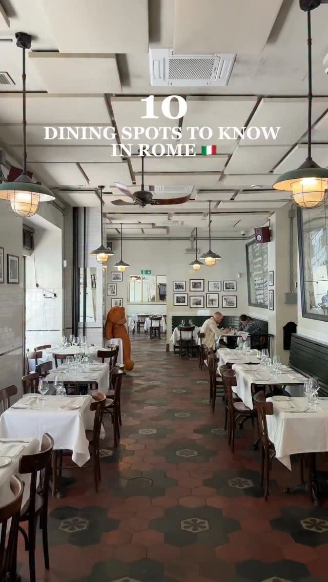 Rome Restaurants Offer Distinct Interior & Food Views