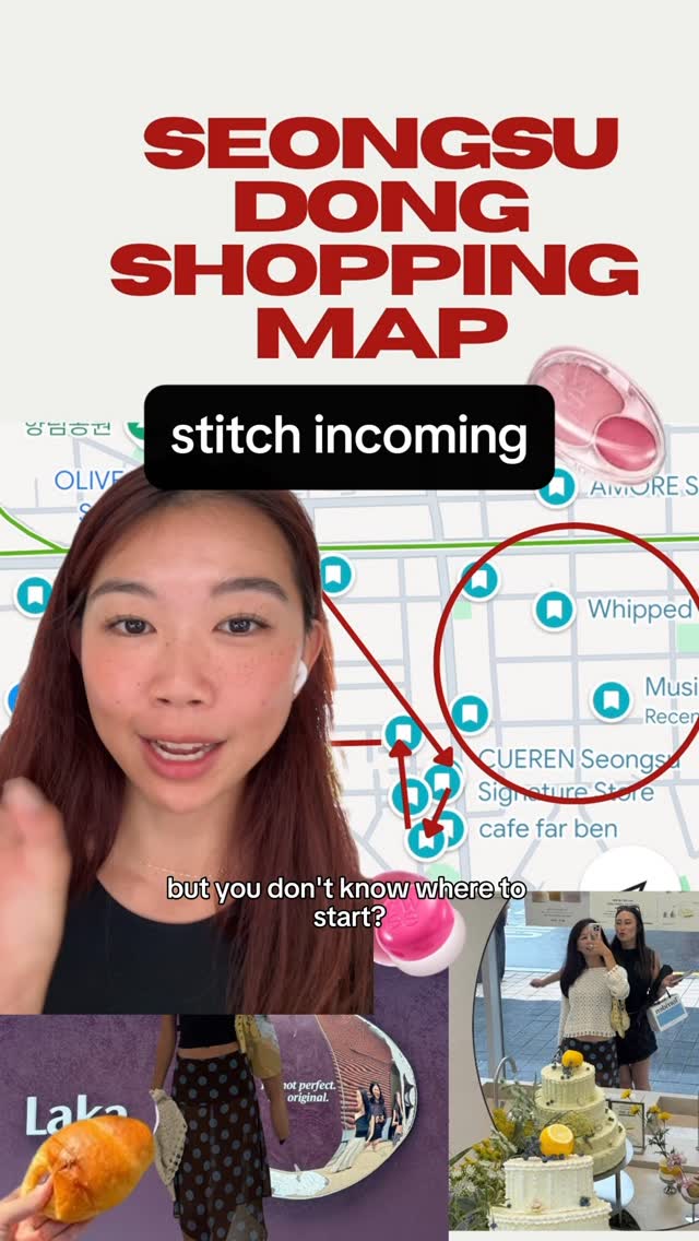Seongsu-dong Shopping Map For A Day