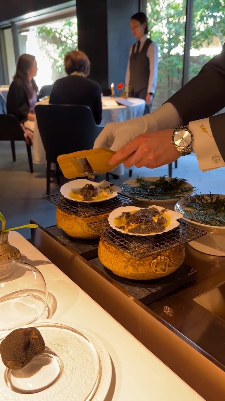 French Fine Dining at L'Effervescence Tokyo