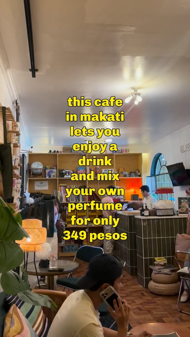 Cafe Where You Can Mix Your Own Perfume