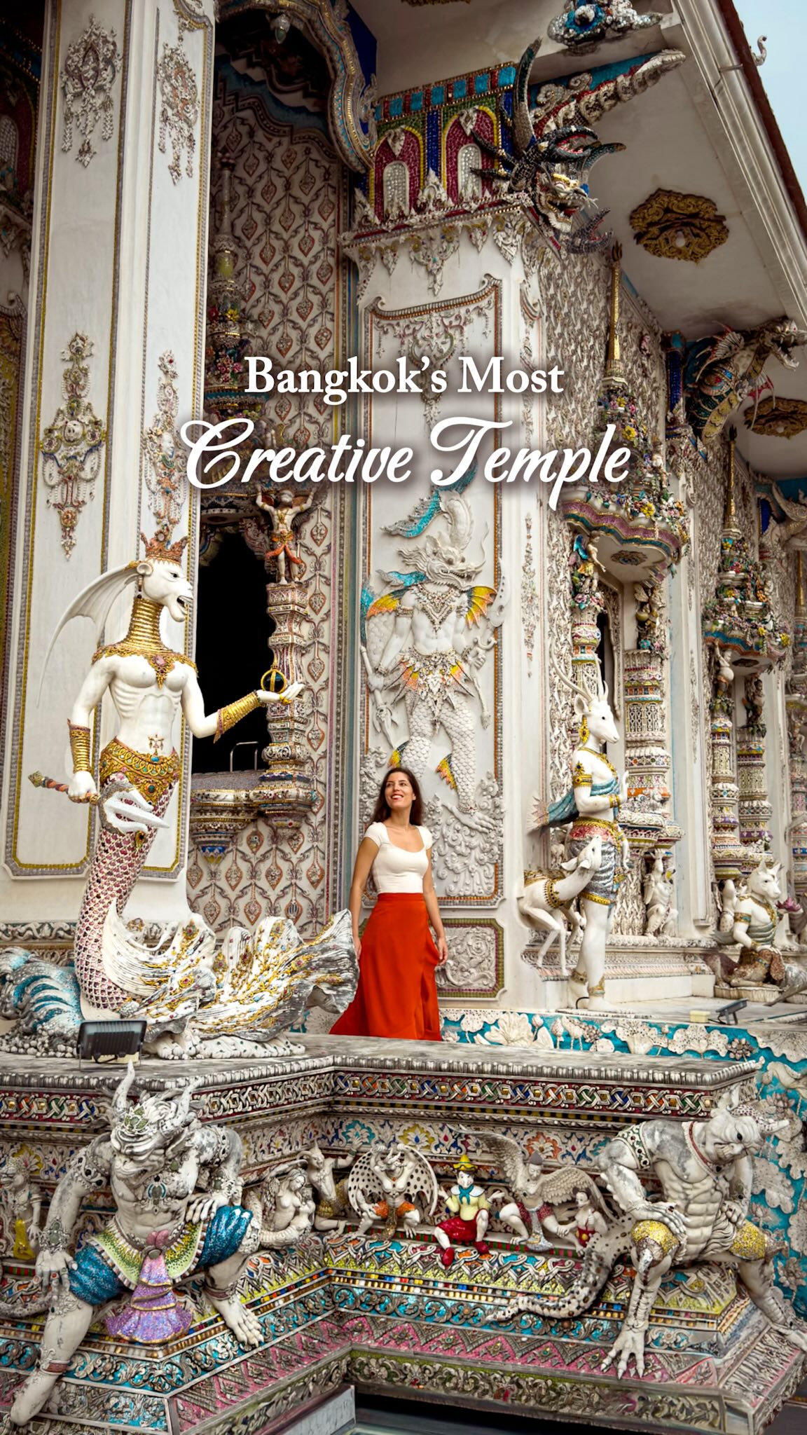 Bangkok Temple Blends Buddhist Art With Pop Culture