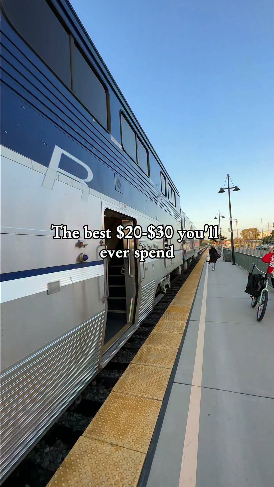 Coastal California Train Journey With Scenic Views