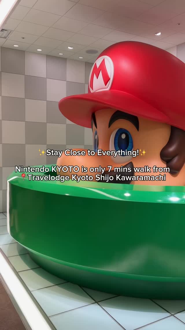 Kyoto Landmarks and Nintendo Store Convenience