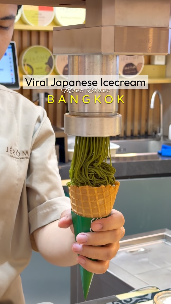 Mont Blanc Ice Cream At Kyo Roll En