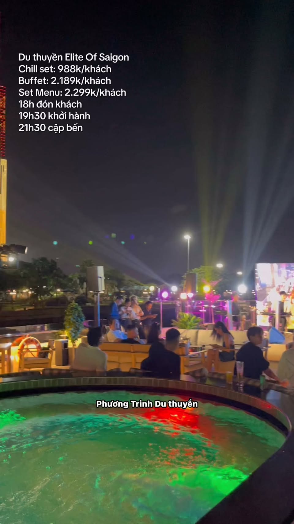 Saigon River Luxury Cruise Dining