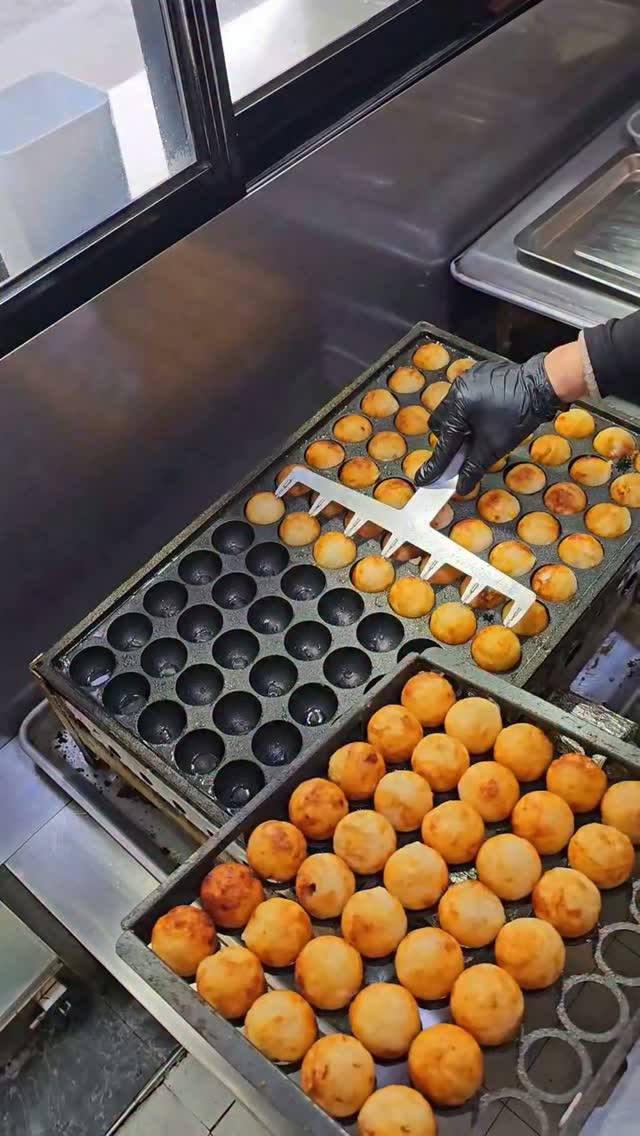 Nunu Takoyaki: Octopus and Corn Fritters