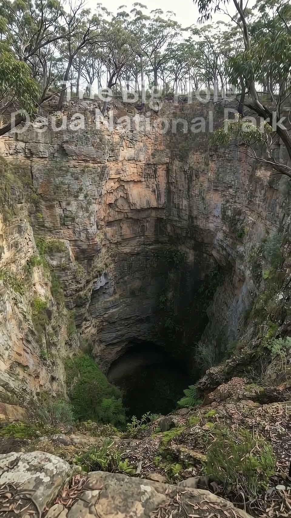 Unique Geological Sinkholes in Deua National Park
