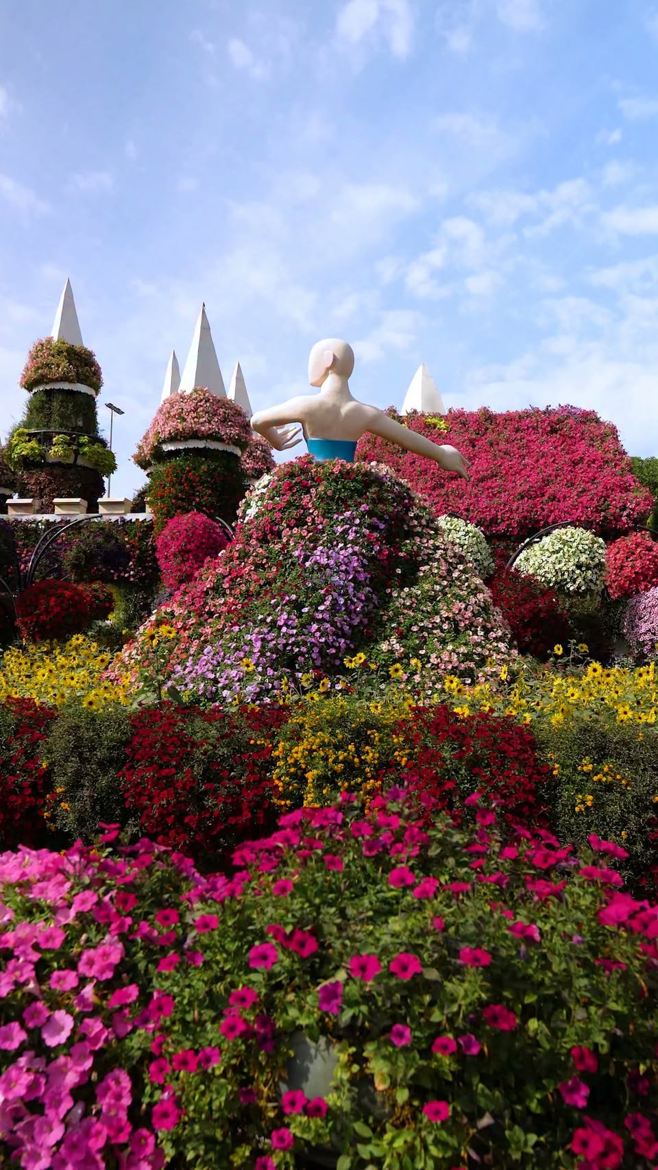 Dubai Miracle Garden's Blooming Floral Displays