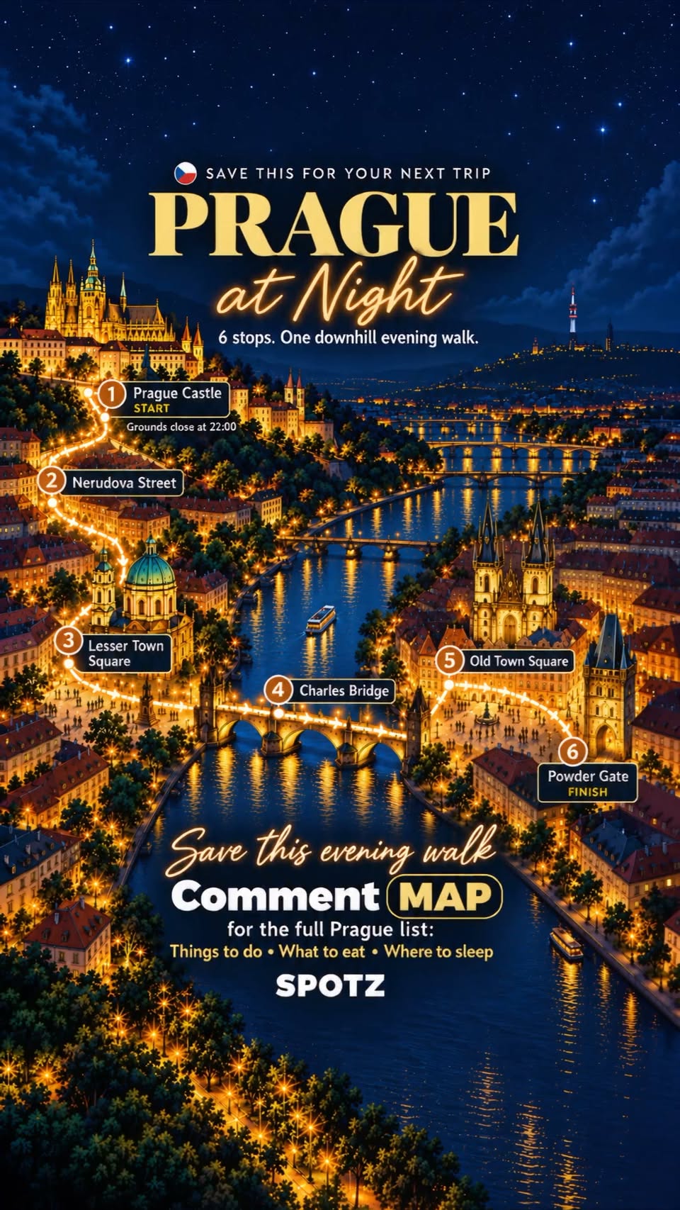 Prague Evening Walking Tour Highlights