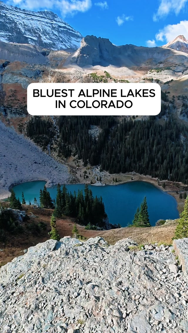 Colorado's Bluest Alpine Lakes Trail