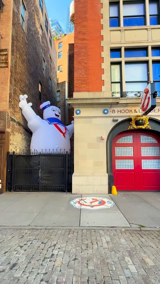 Ghostbusters Firehouse Features Giant Stay Puft