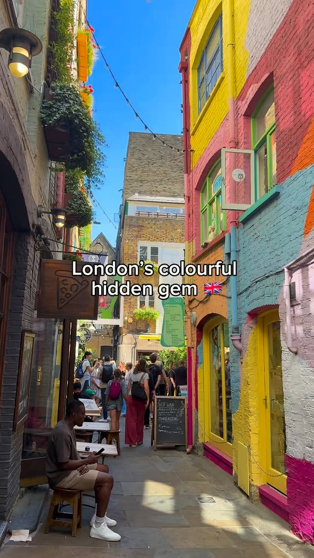 Colorful Covent Garden Courtyard And Its Apothecary