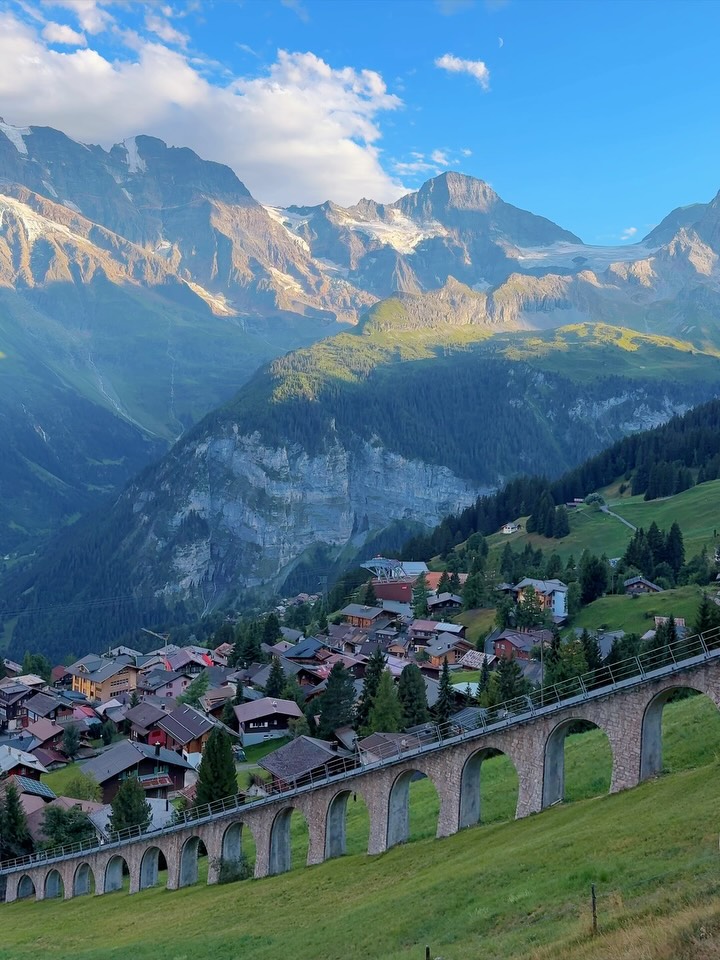 Mürren's Alpine Beauty and Charming Village