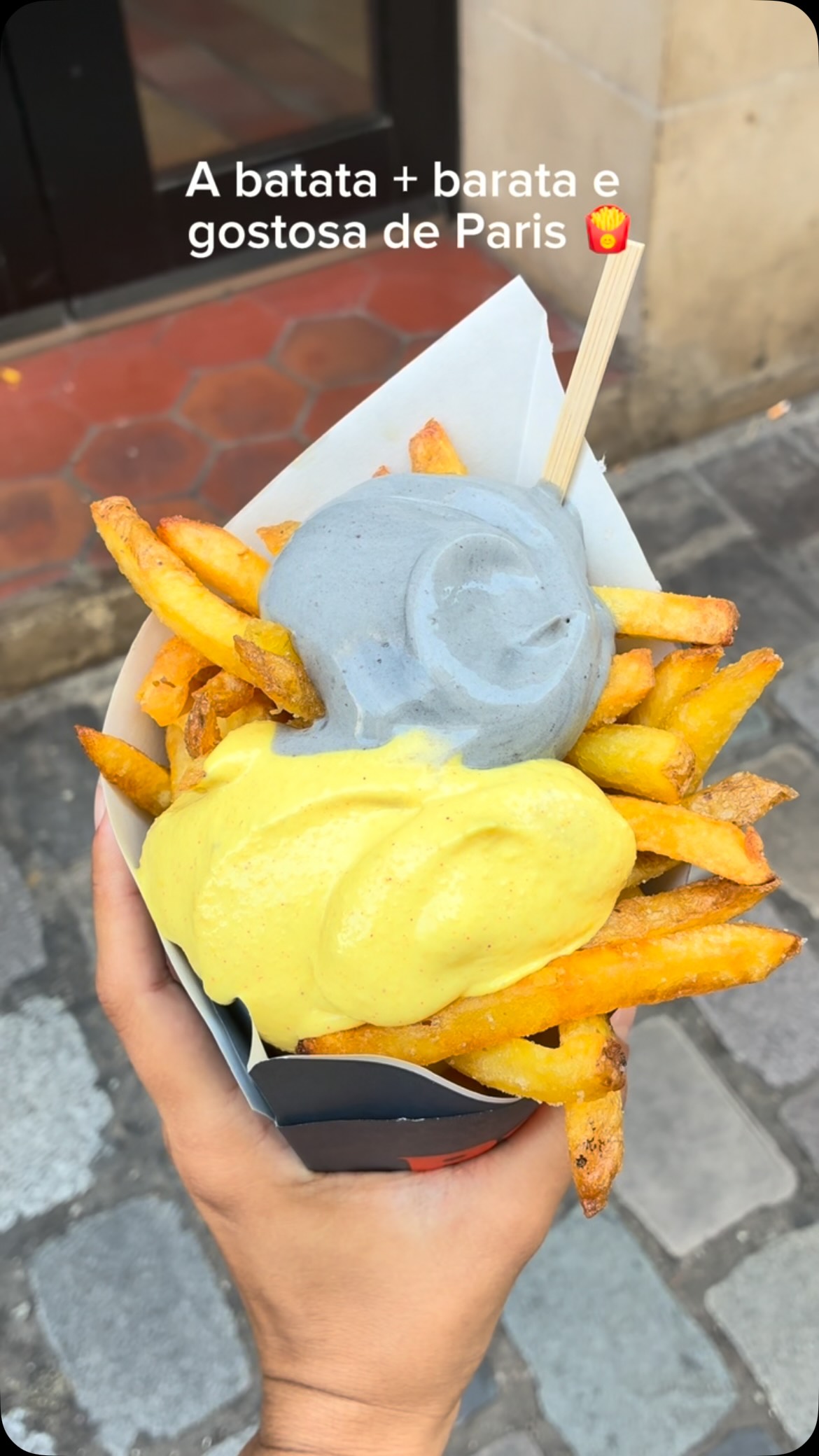 Paris Potato Stands Near the Seine