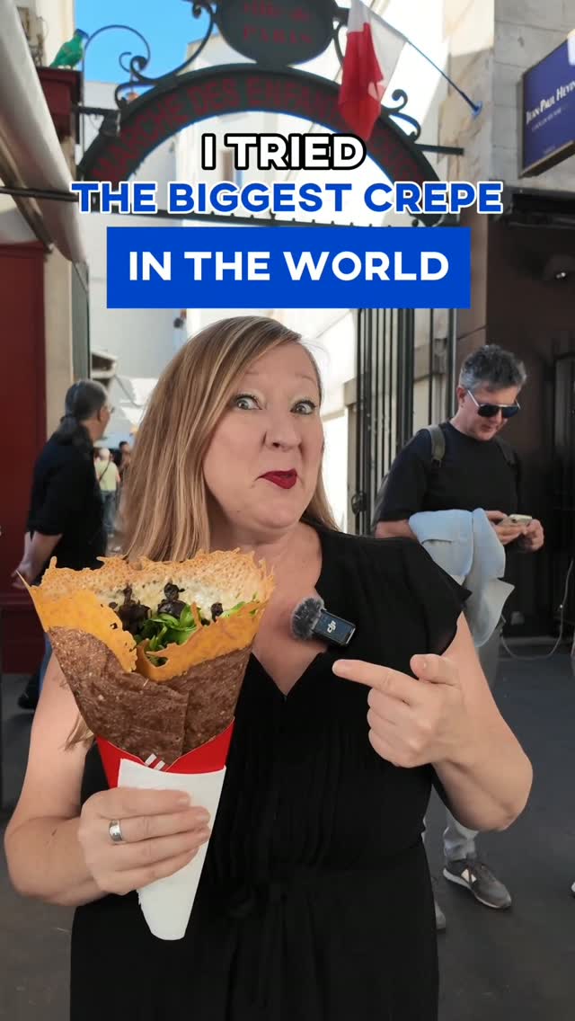 Parisian Market Features Giant Crepes