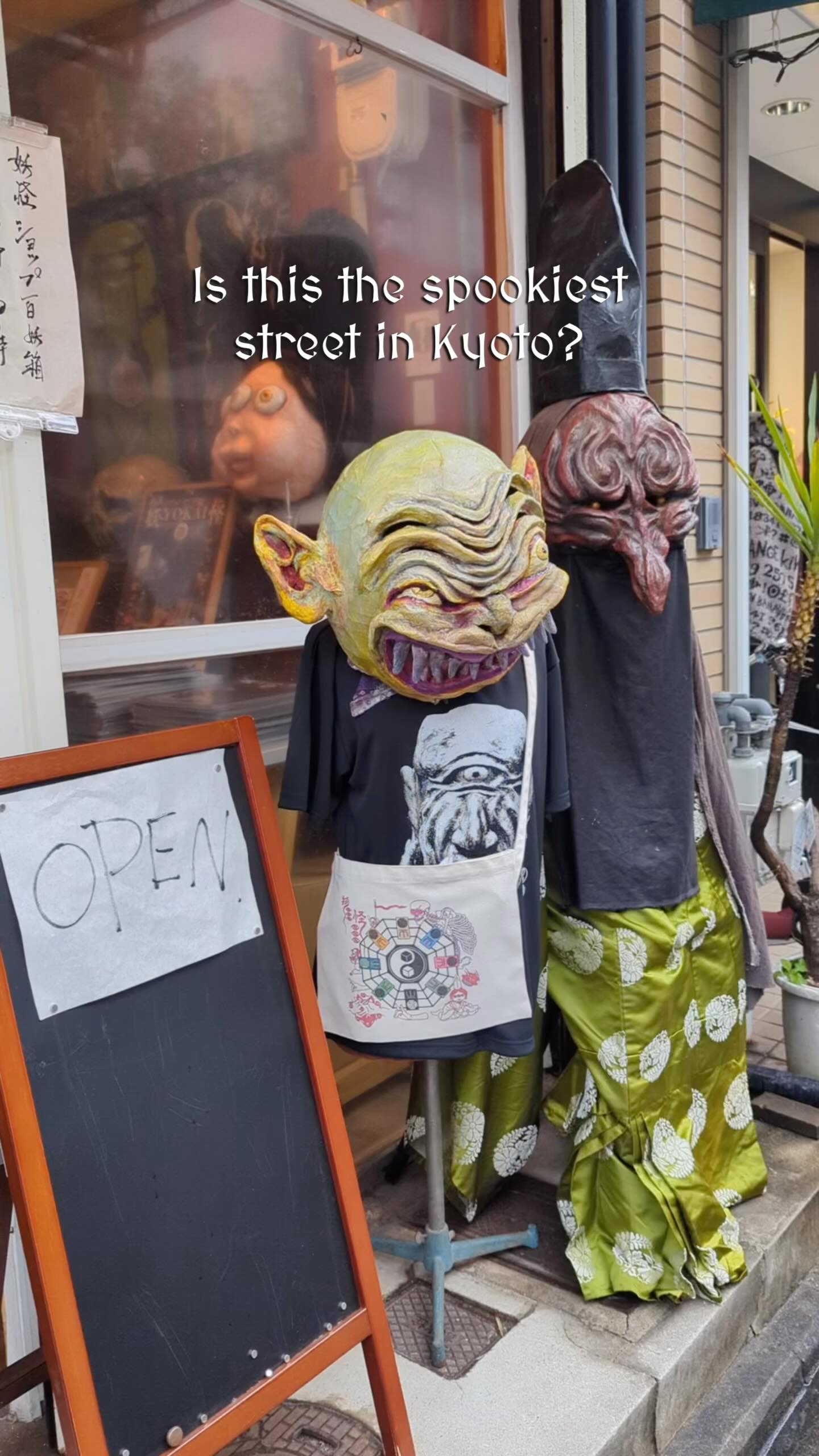 Kyoto's Yokai Street & Kitano Tenmangu Shrine