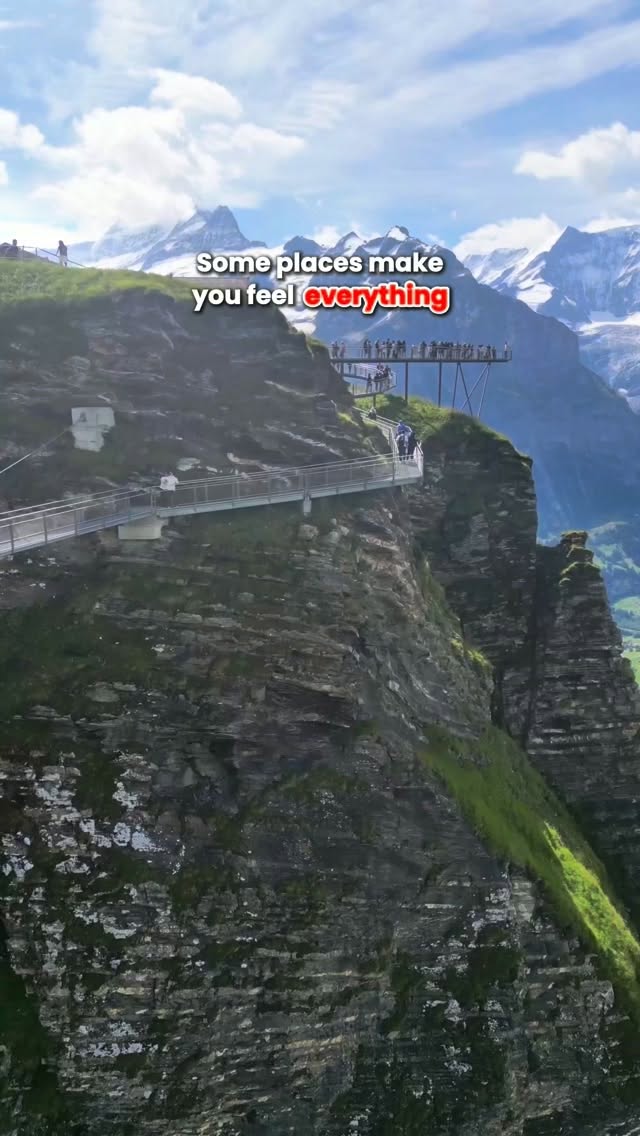 Grindelwald's Cliff Walk Offers Scenic Mountain Views