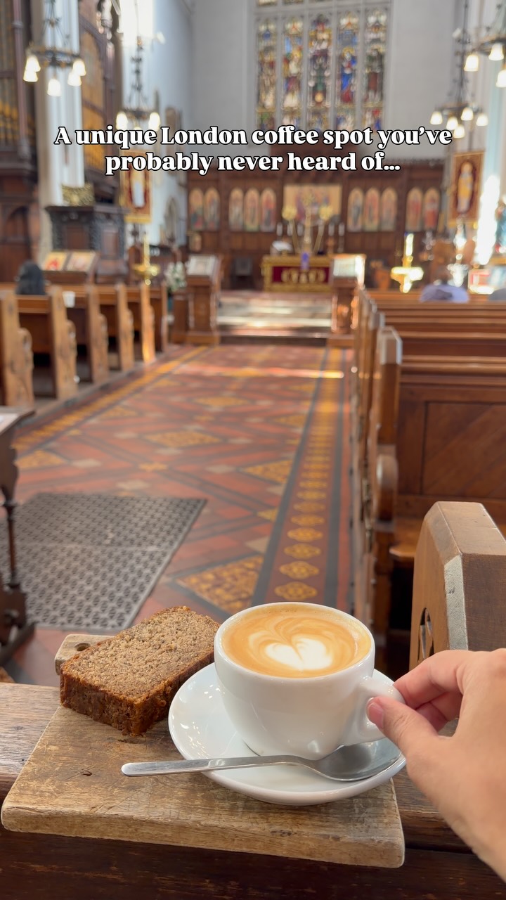 London Coffee Spot in Historic Church Architecture