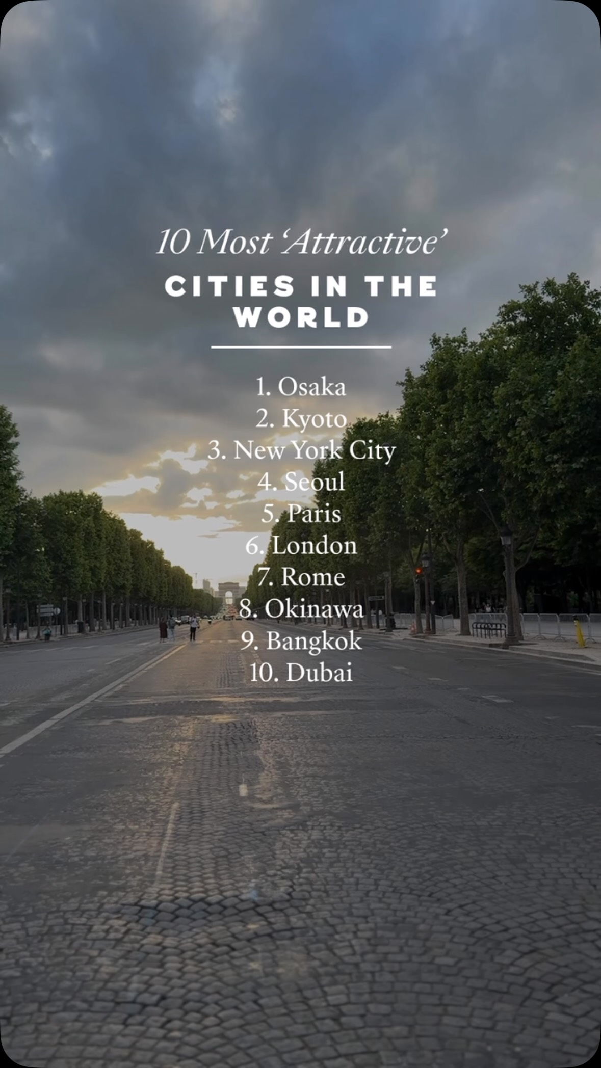 Osaka Leads Global City Rankings Over Paris, NYC