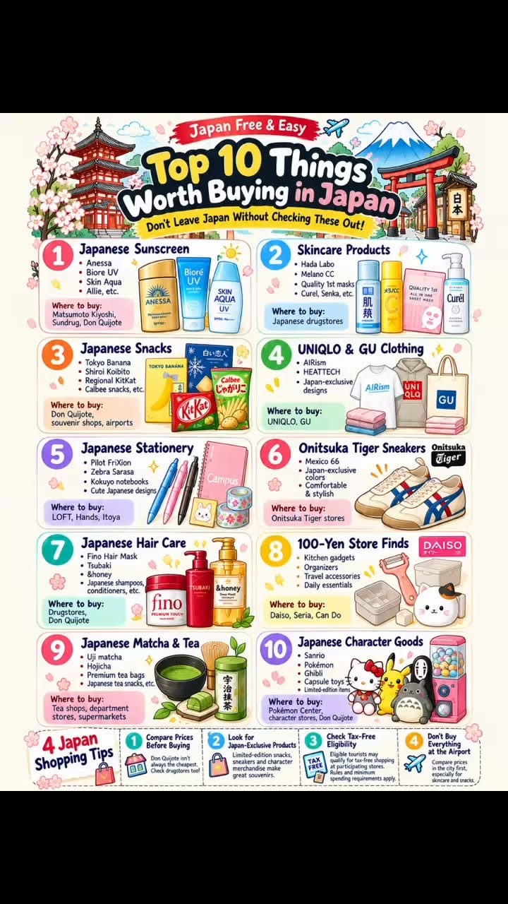 Must-Buy Souvenirs and Goods in Japan