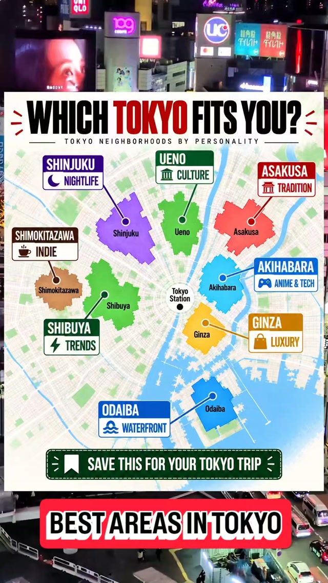 Tokyo's Eight Neighborhoods: Culture, Shopping, and Views