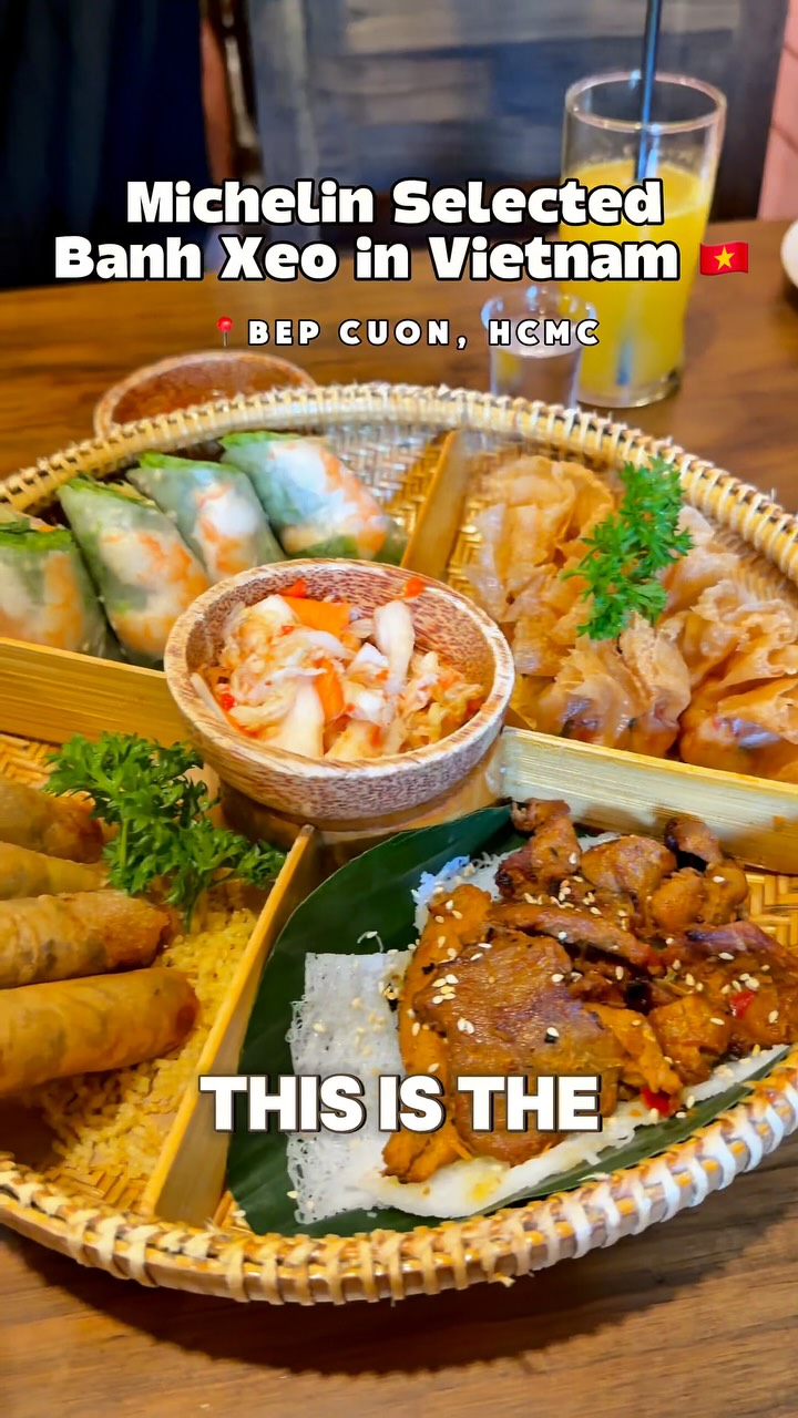 Michelin-Selected Banh Xeo Restaurant in Vietnam