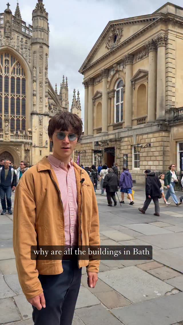 Bath's Honey-Colored Stone Buildings And History