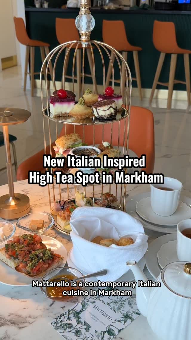 Osteria Mattarello's Italian-Inspired High Tea