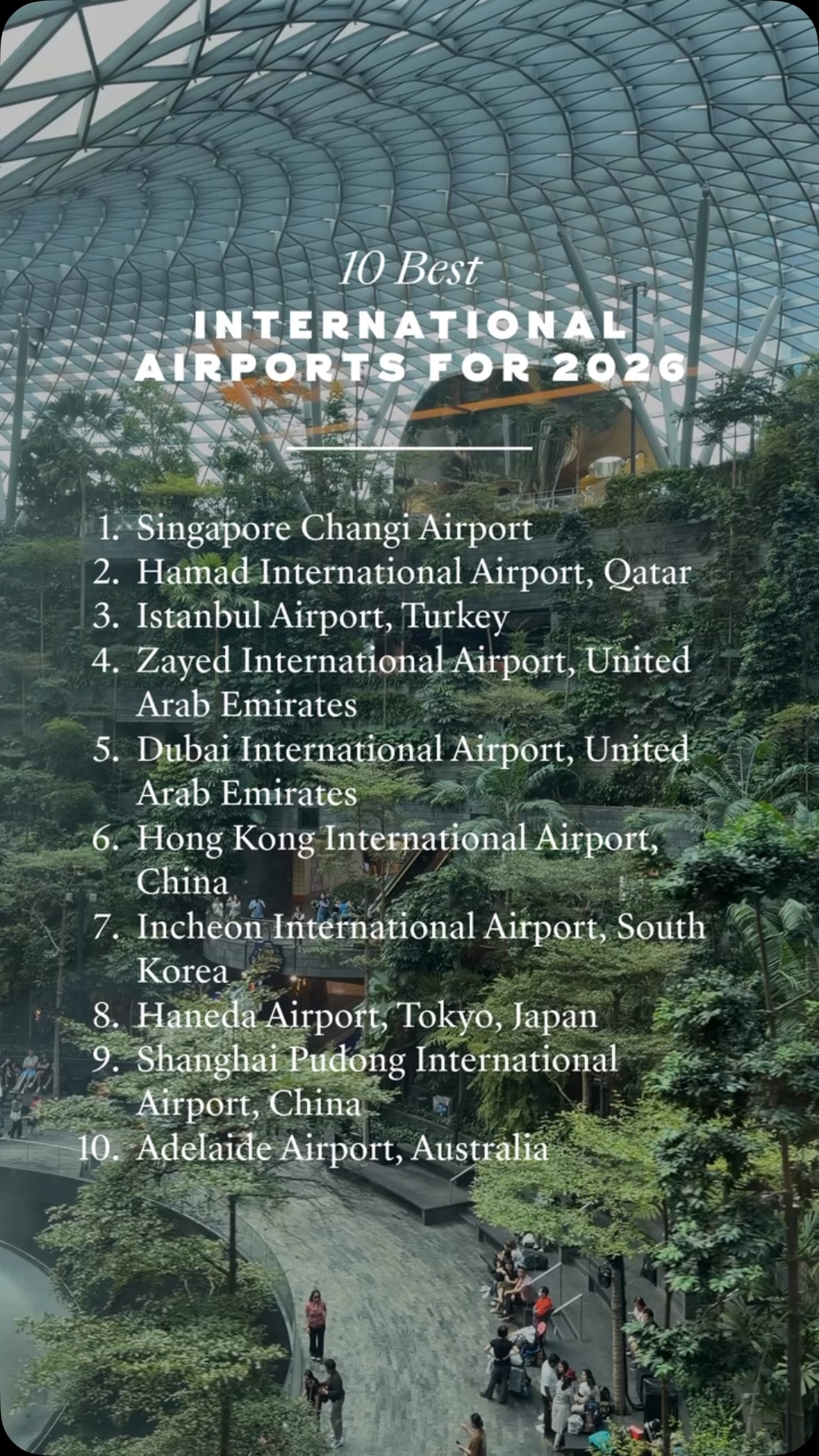 Top Ten International Airports Celebrated For Design