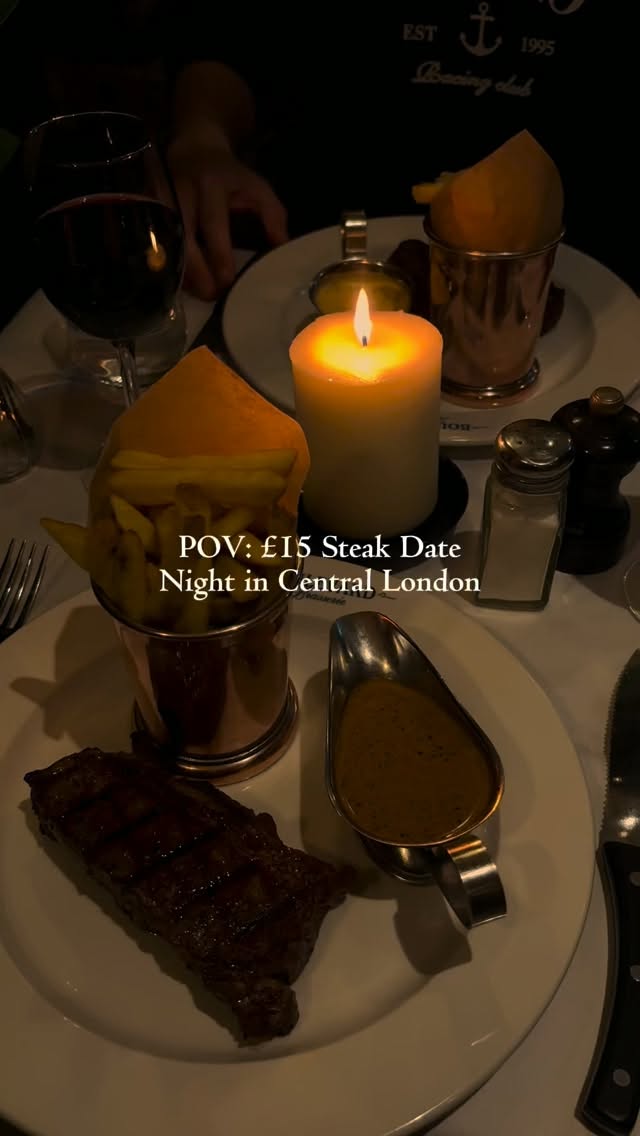 Budget Steak Date Night at Boulevard Brasserie