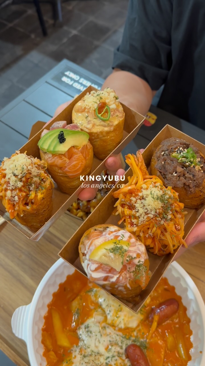 Kingyubu Meal Featuring Yubu Chobops