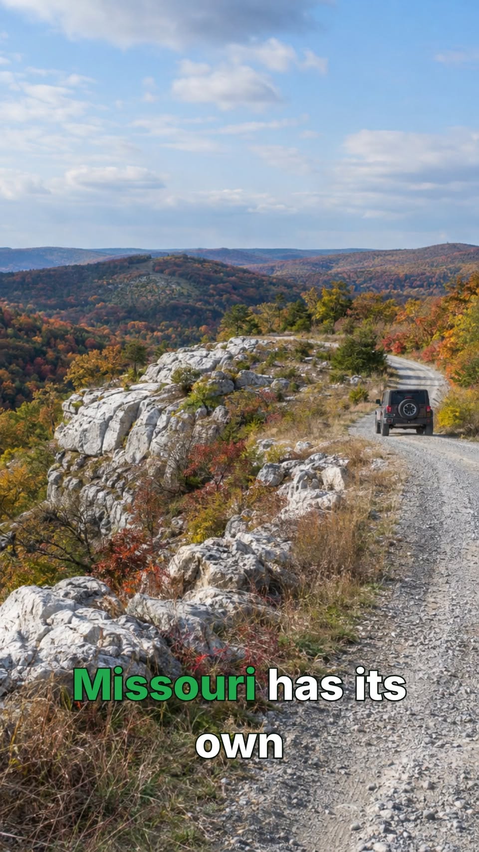 Scenic Fall Drive Through Missouri's Mark Twain Forest