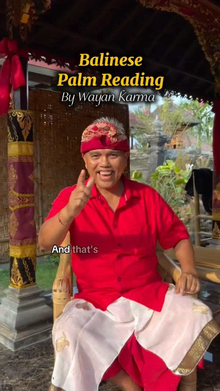 Balinese Palm Reader Offers Insightful Sessions
