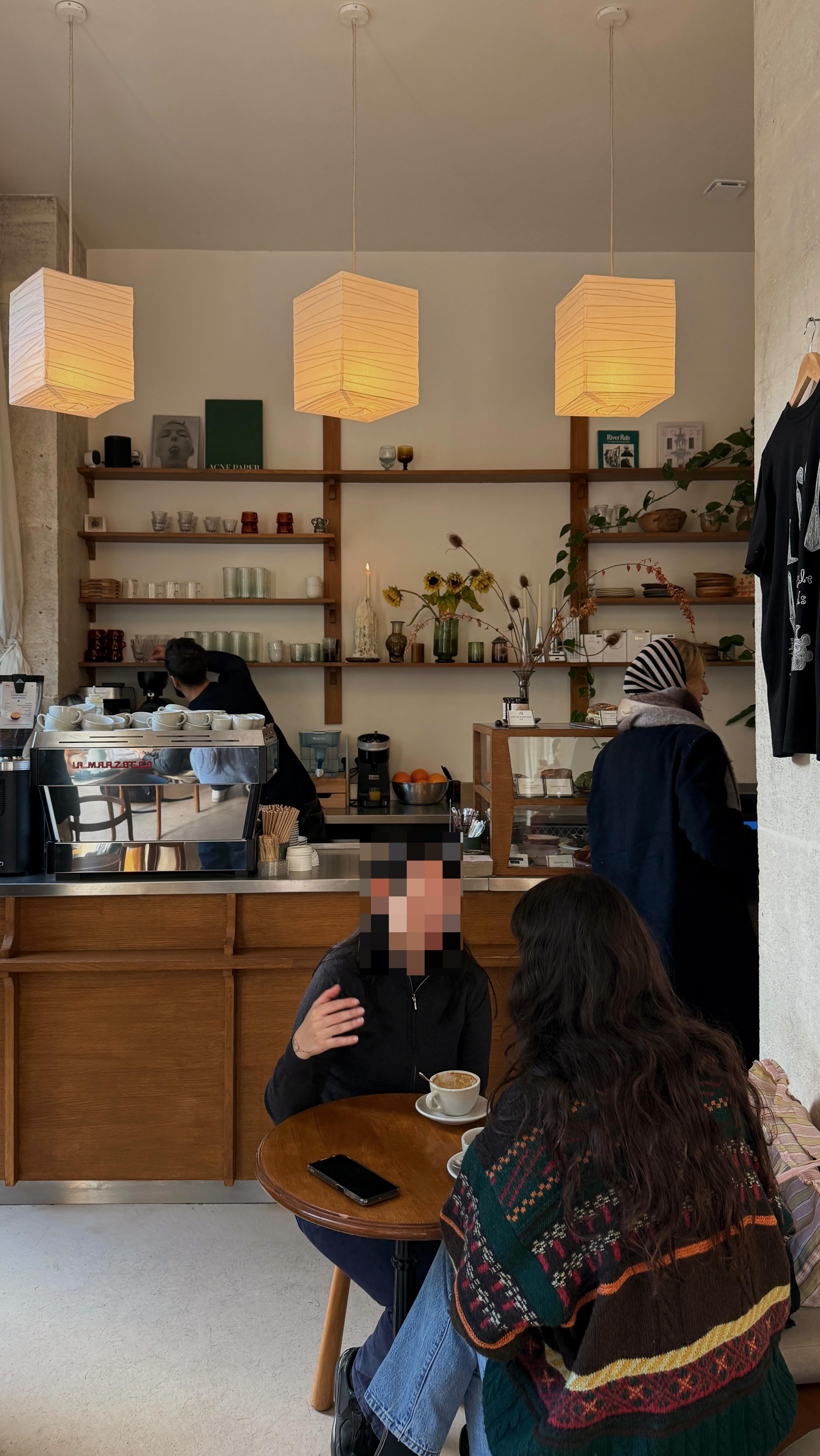 Paris Coffee Shop Features Corgo