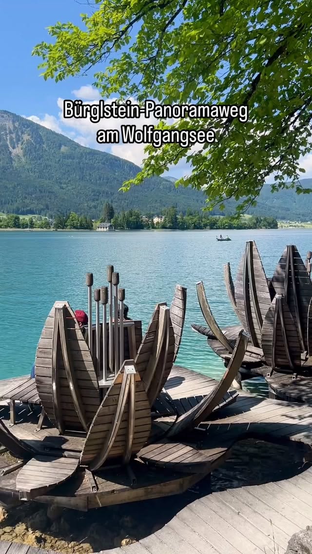 Scenic Views at Wolfgangsee Lake Trail