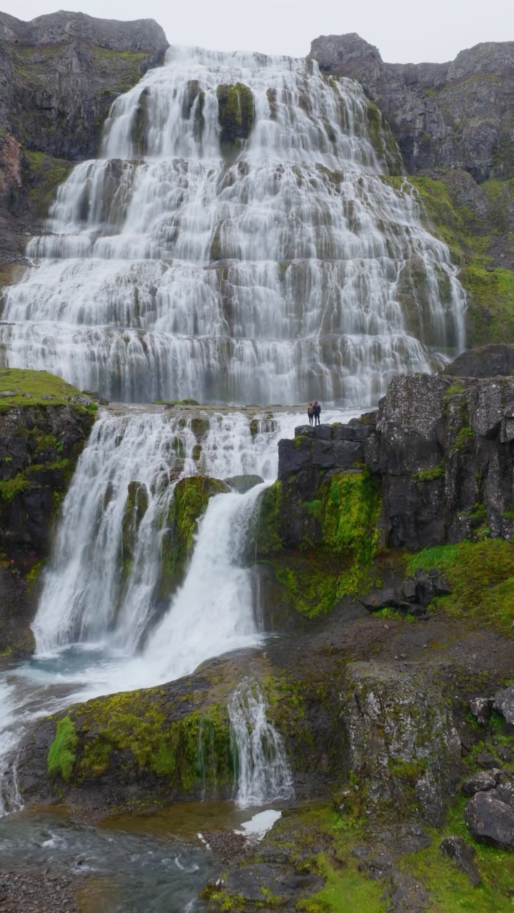 Majestic Dynjandi Waterfall