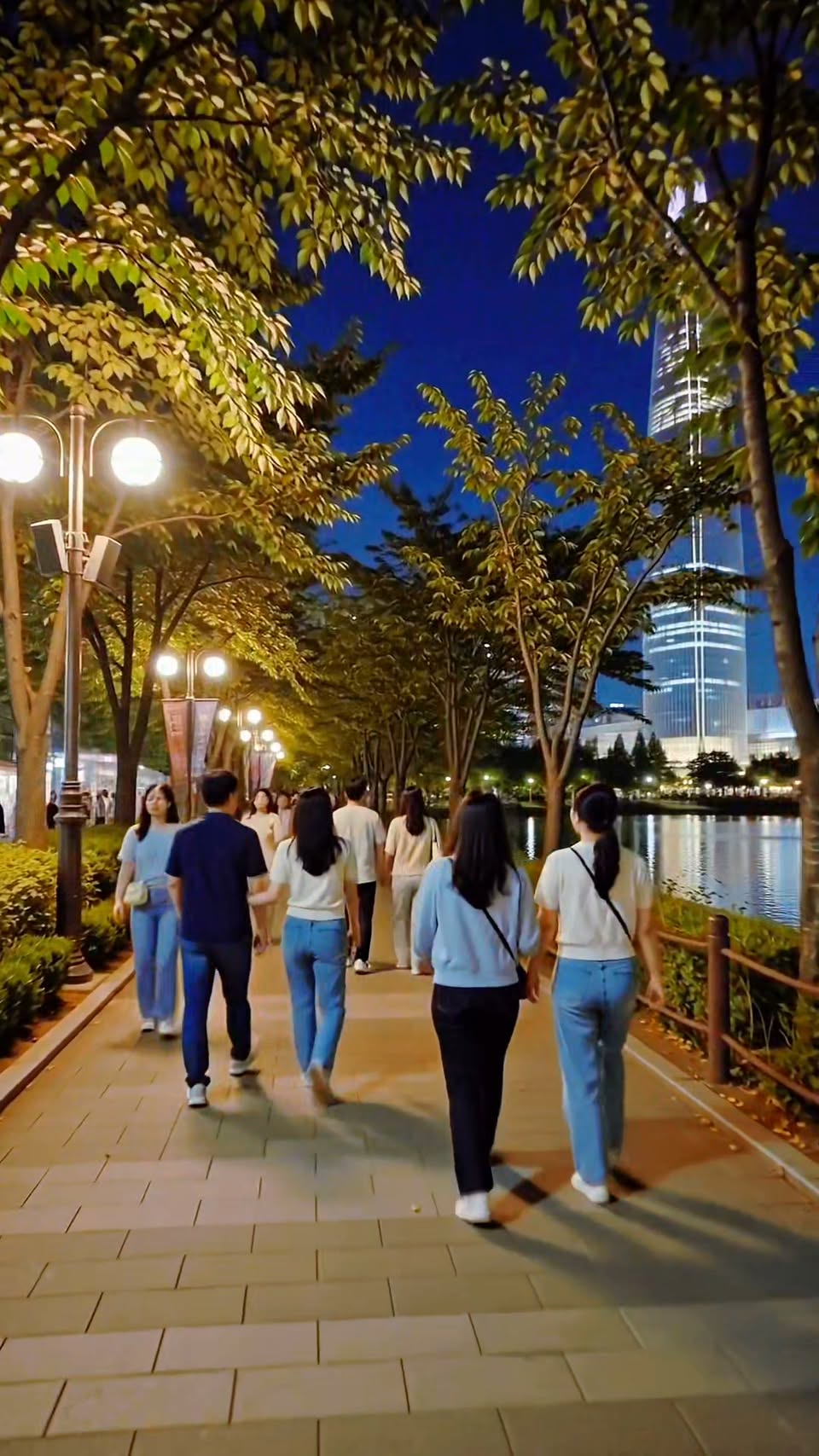 Lotte World Area Nighttime Views