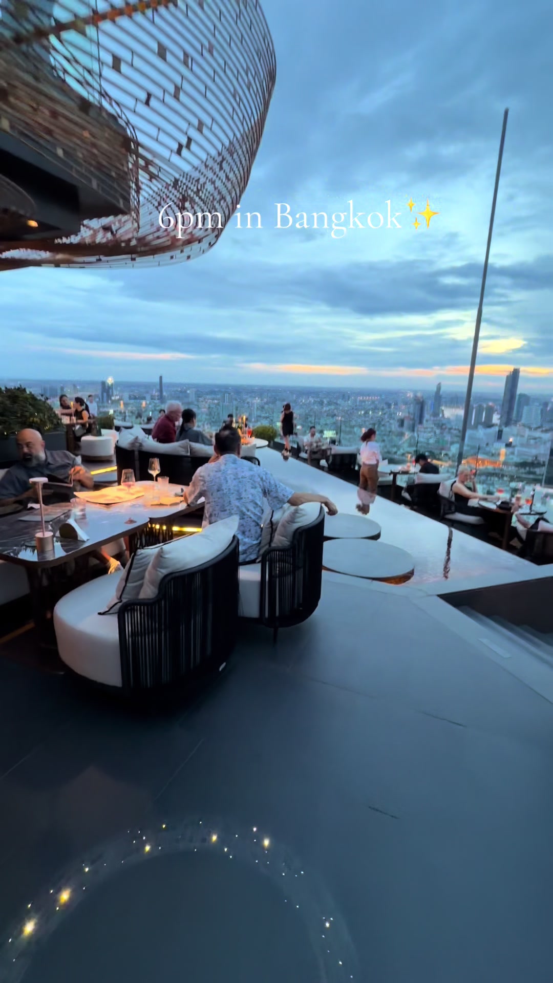 Bangkok Rooftop Dining Experience