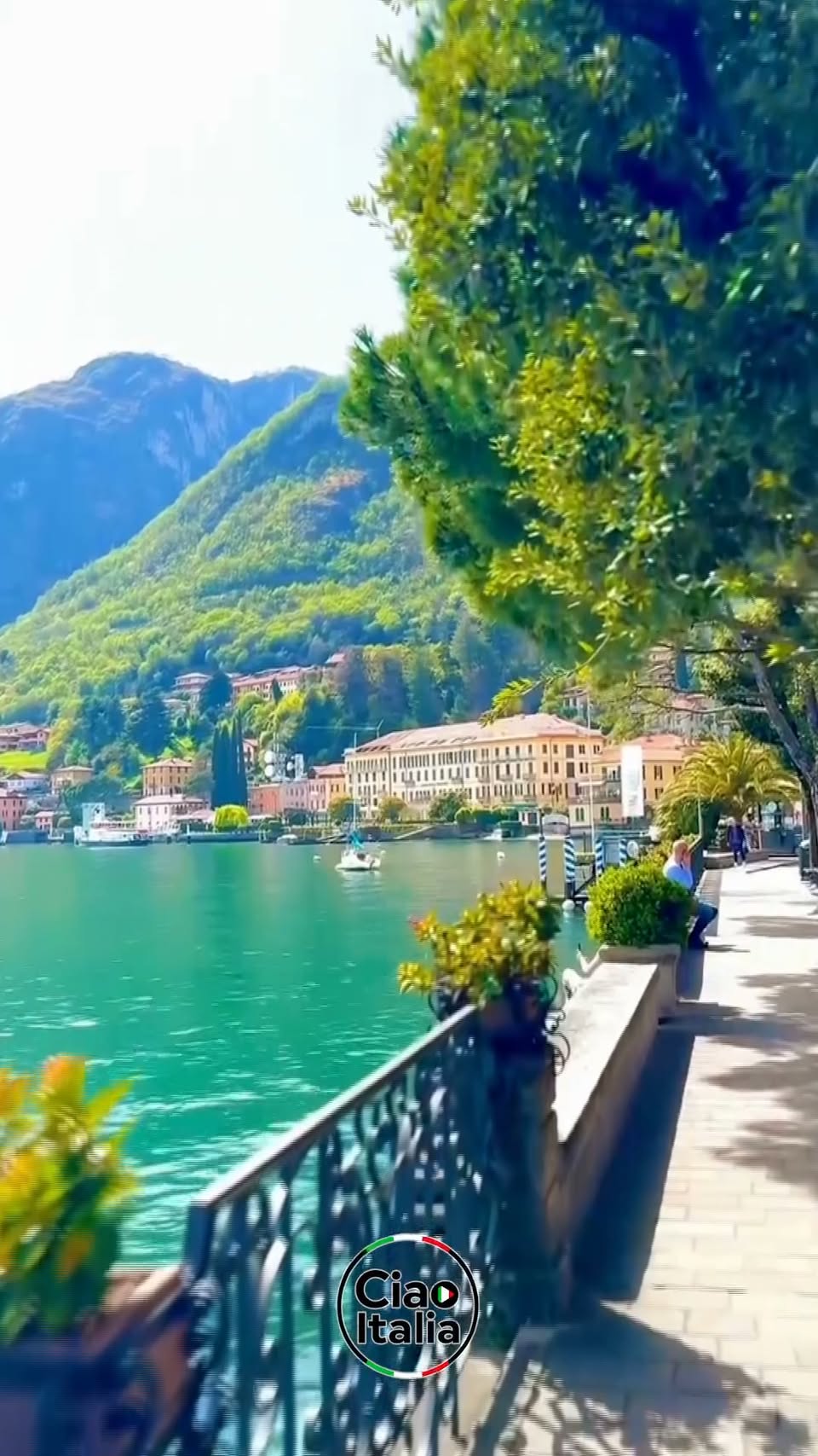 Lake Como Views With Funicular And Lighthouse