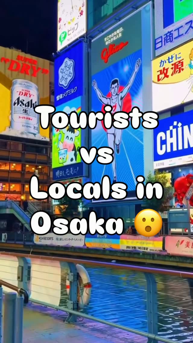 Osaka's Local Favorites Versus Tourist Hotspots