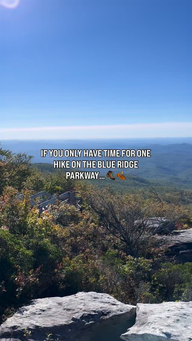 Blue Ridge Parkway Hiking Trails With Mountain Views