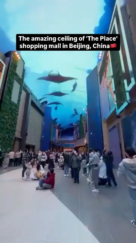 Beijing Mall Features Dynamic Underwater Ceiling Projections