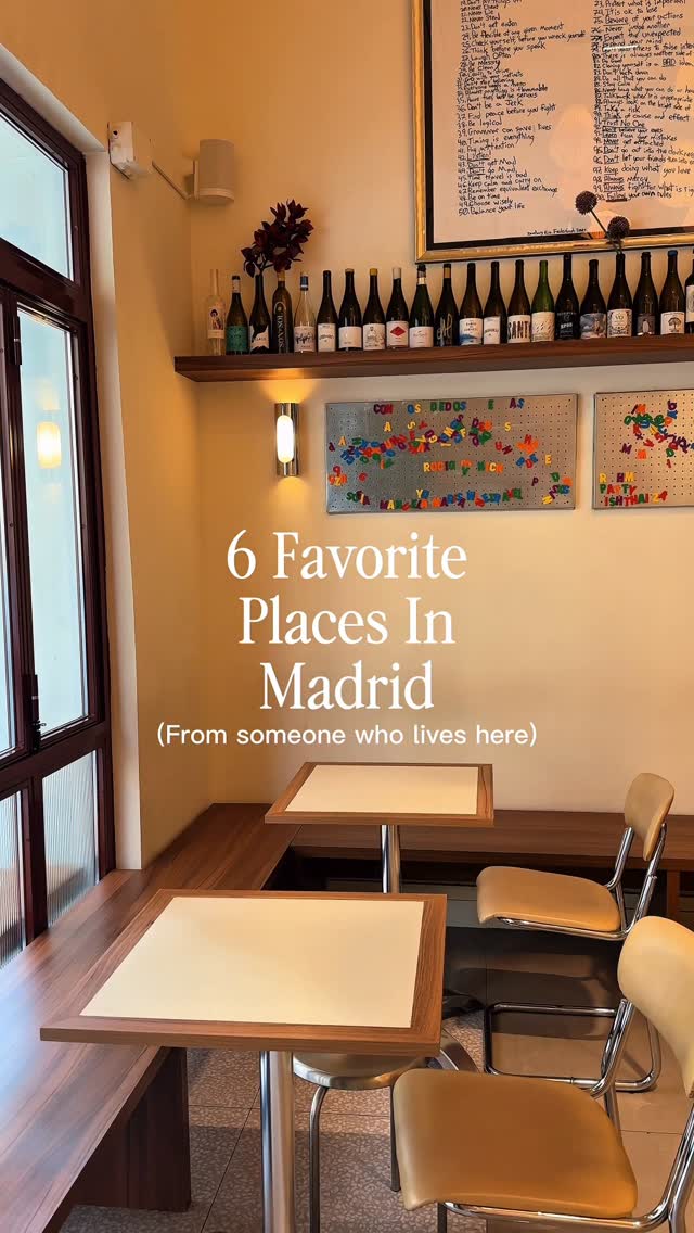 Madrid's Best Cafes, Bars, and Restaurants