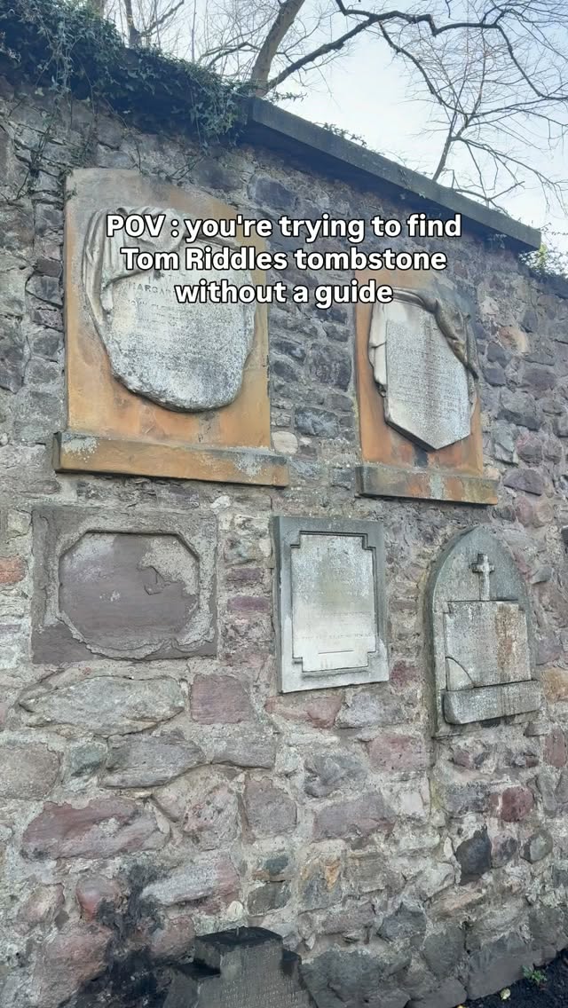 Searching For Tom Riddle's Tombstone In Edinburgh