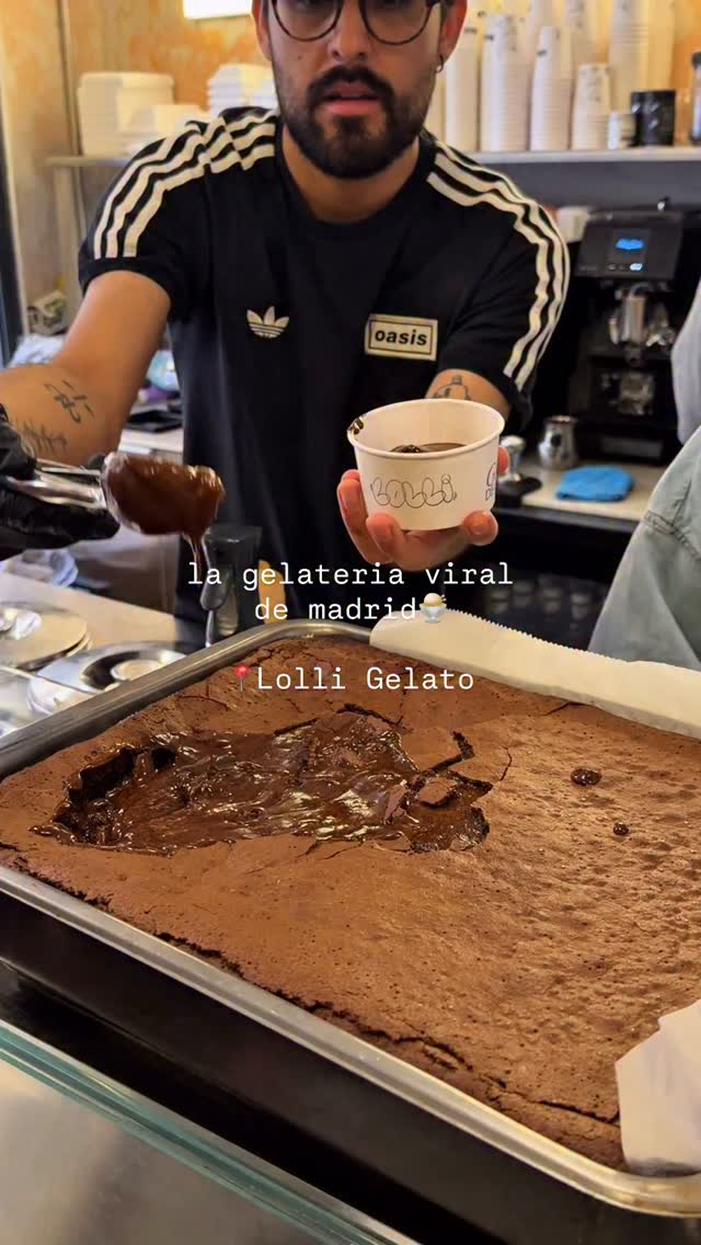 Madrid Gelato Shop Near Plaza de Olavide