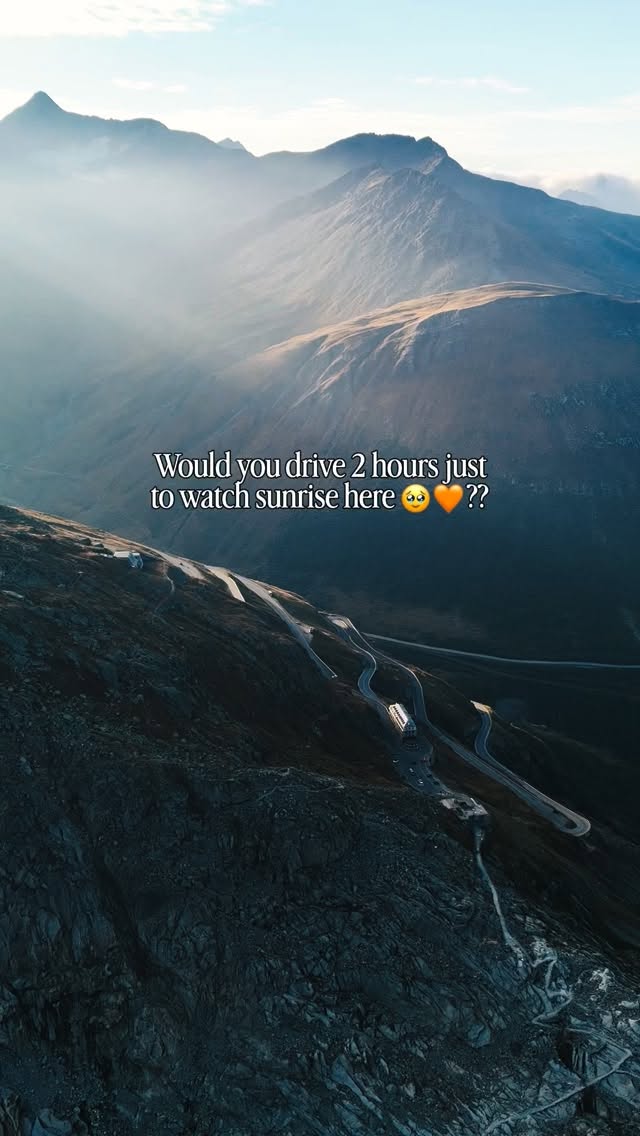 Switzerland's Furka Pass Sunrise Views