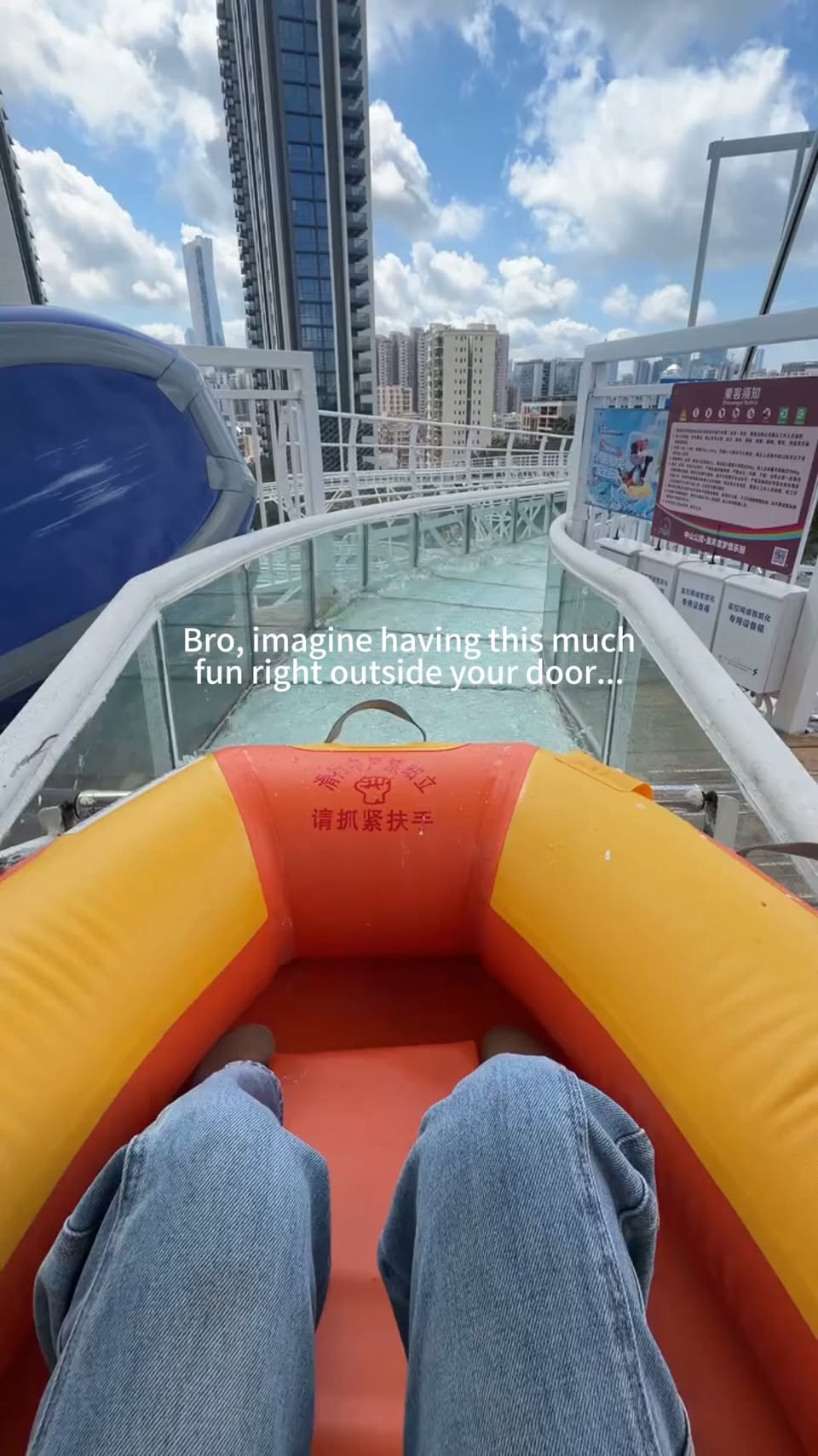 Zhongshan Park's 8-Story Glass Water Slide