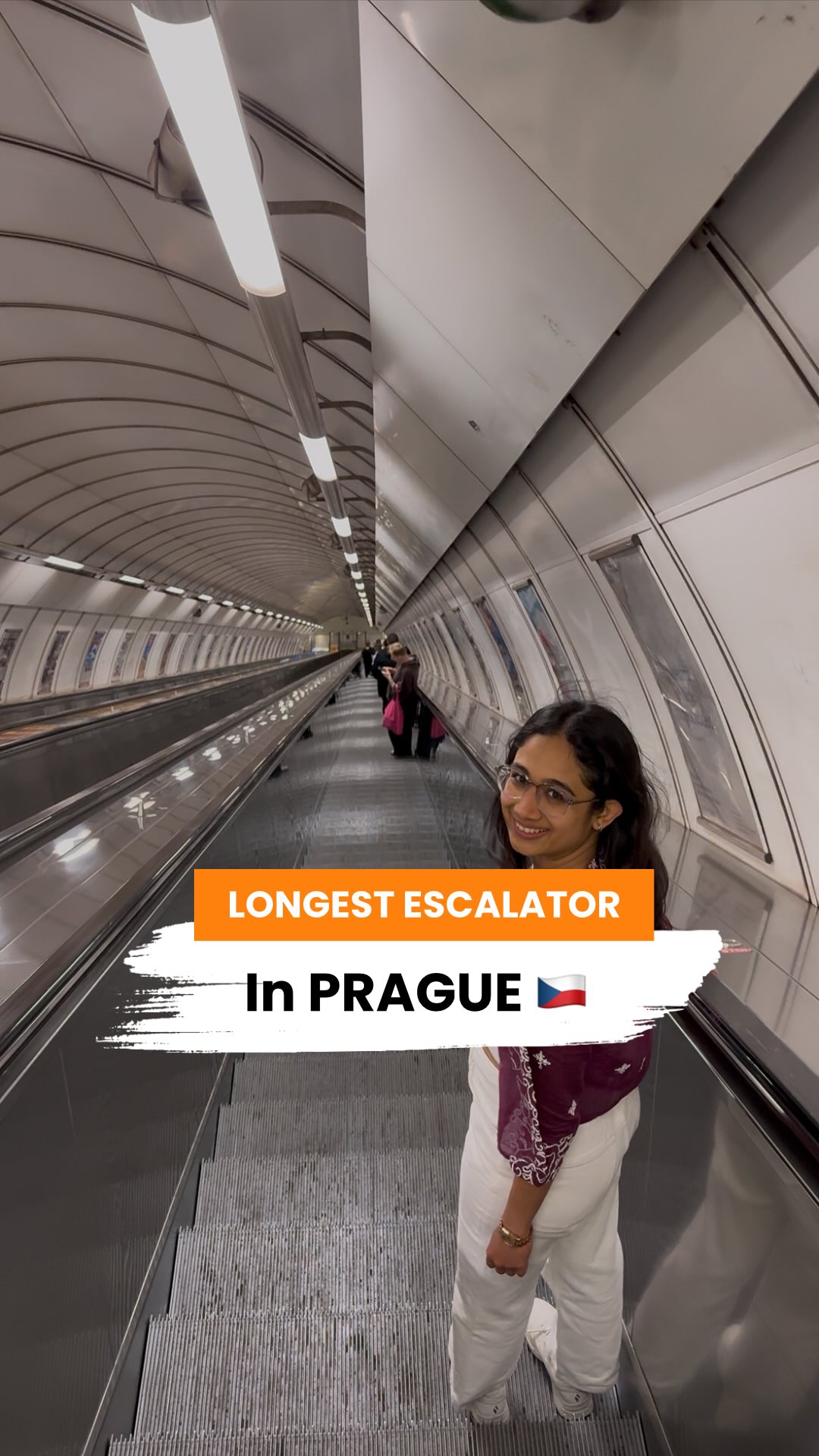 Prague's Můstek Boasts EU's Longest Escalator