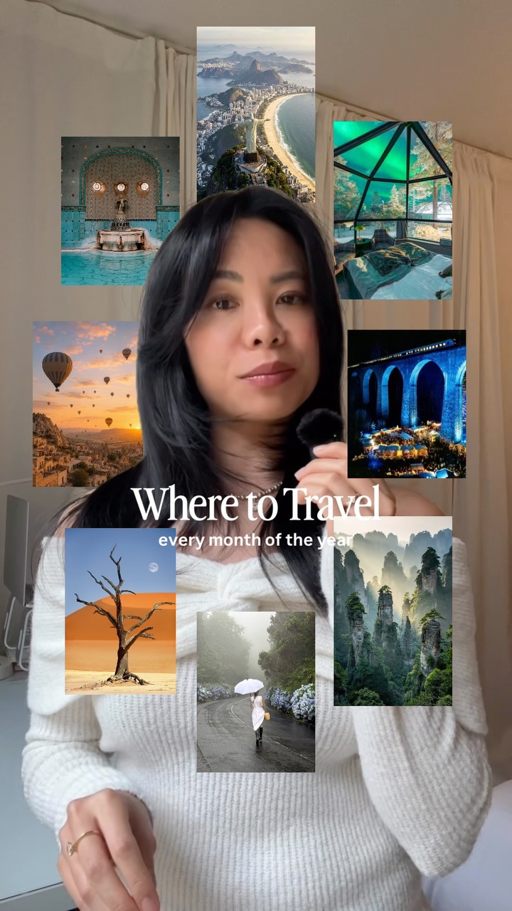 Monthly Travel Guide: 12 Global Destinations