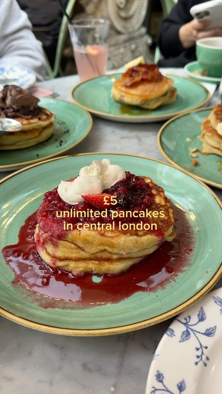Bill's Soho Restaurant Bottomless Pancake Deal